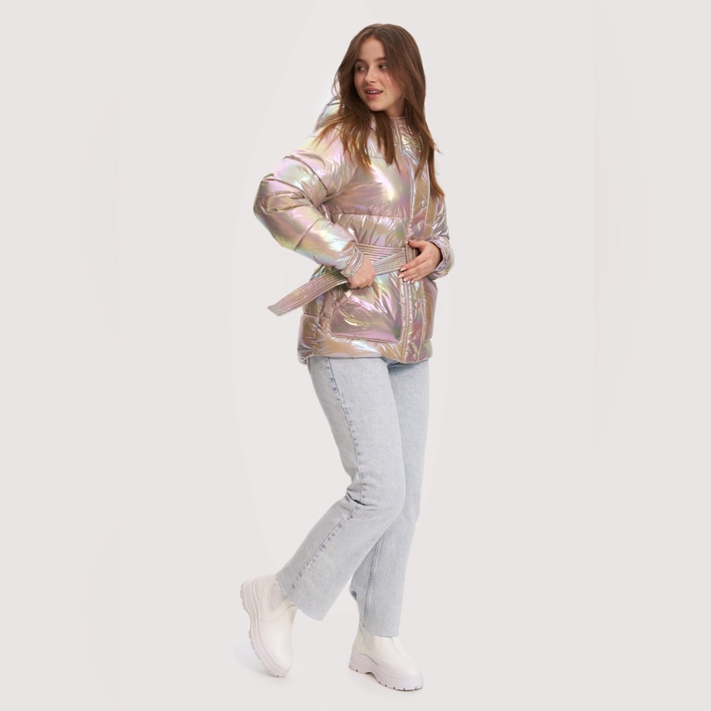 Noize Iridescent Puffer Jacket - Picture 2 of 16